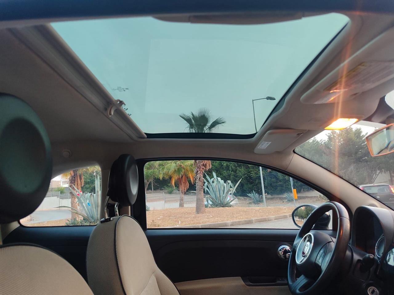 Fiat 500 1.2 Benz. Lounge TETTO PANORAMICO.