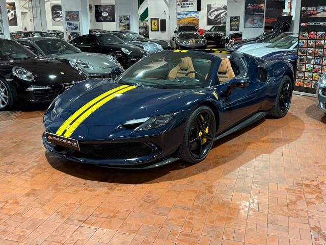 FERRARI 296 GTS Blu Pozzi -FULL CARBON-Lifting-Daytona