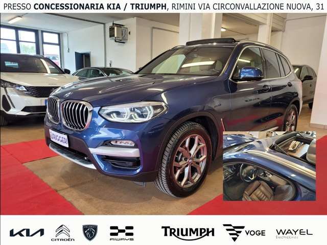 BMW X3 xdrive20d 4x4 xLine tetto apribile, pelle, telecam