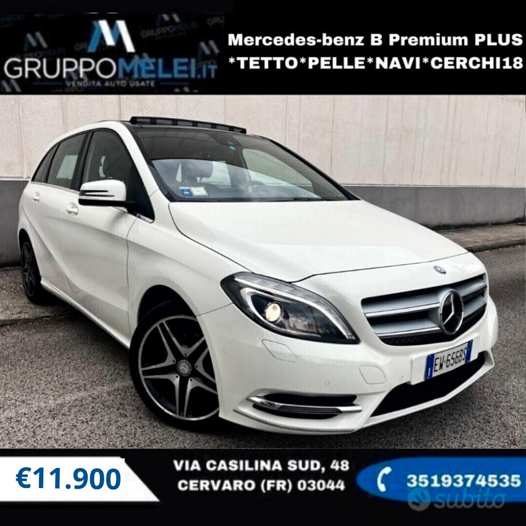 Mercedes-benz B Premium PLUS *TETTO*PELLE*NAVI*CERCHI18