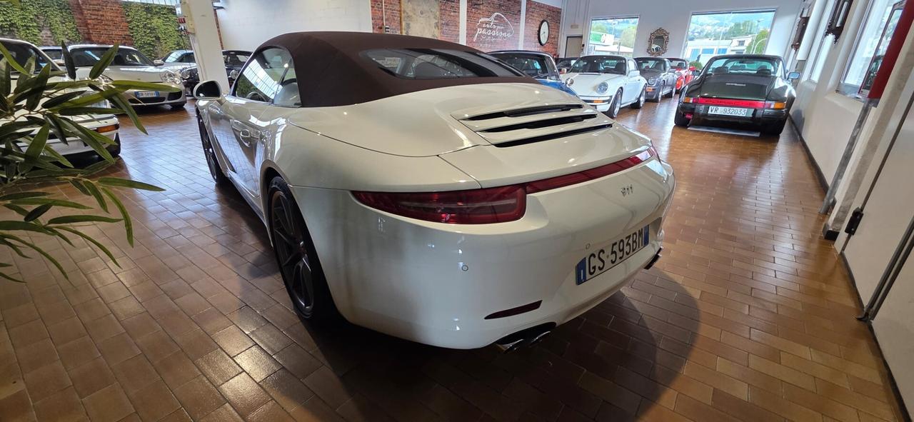 Porsche 911 991 Carrera 4S Cabriolet 3.8 Book service Sport Crono