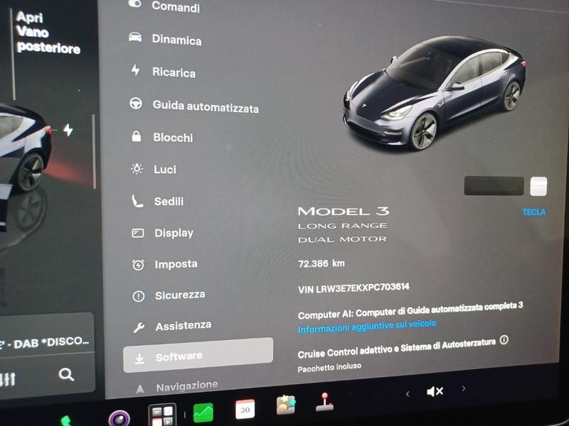 TESLA MODEL 3 75 KWH LONG RANGE DUAL MOTOR AWD 4 PORTE BERLINA
