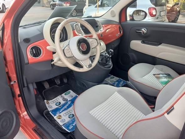 Fiat 500 C 1.2 ANNIVERSARIO Lounge KM 128000 GARANZIA PARI AL NUOVO DISTRIBUZIONE NUOVA