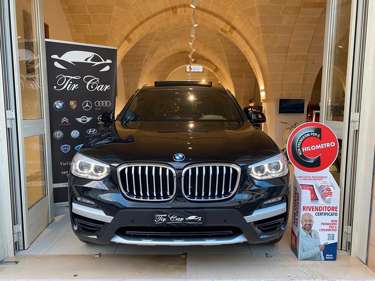 BMW X3 20D X-DRIVE X-LINE MHEV 48V 190CV TETTO PELLE CAM ANNO 2021