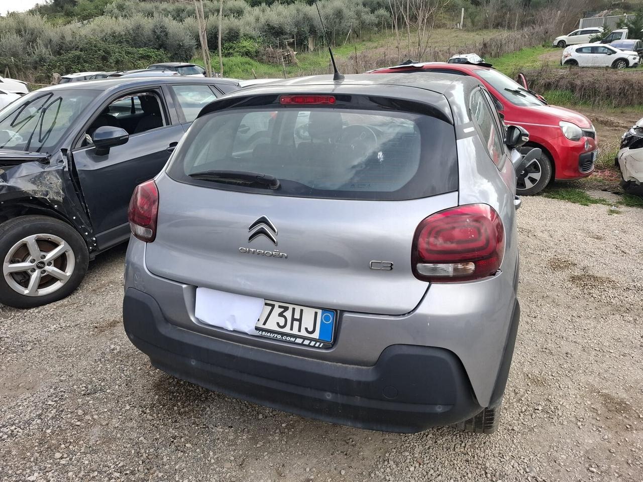 CITROEN C3 ANNO 2021 SHINE sinistrata marciante