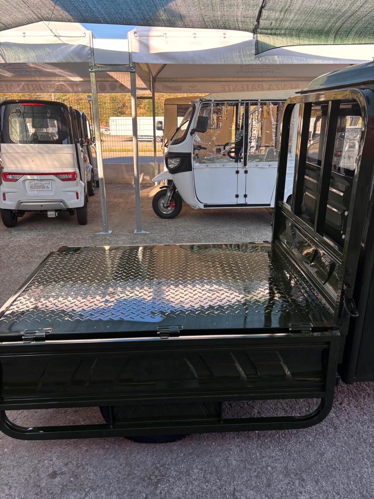 E- CARRO CABIN - MOTOCARRO ELETTRICO CABINATO RIBALTABILE
