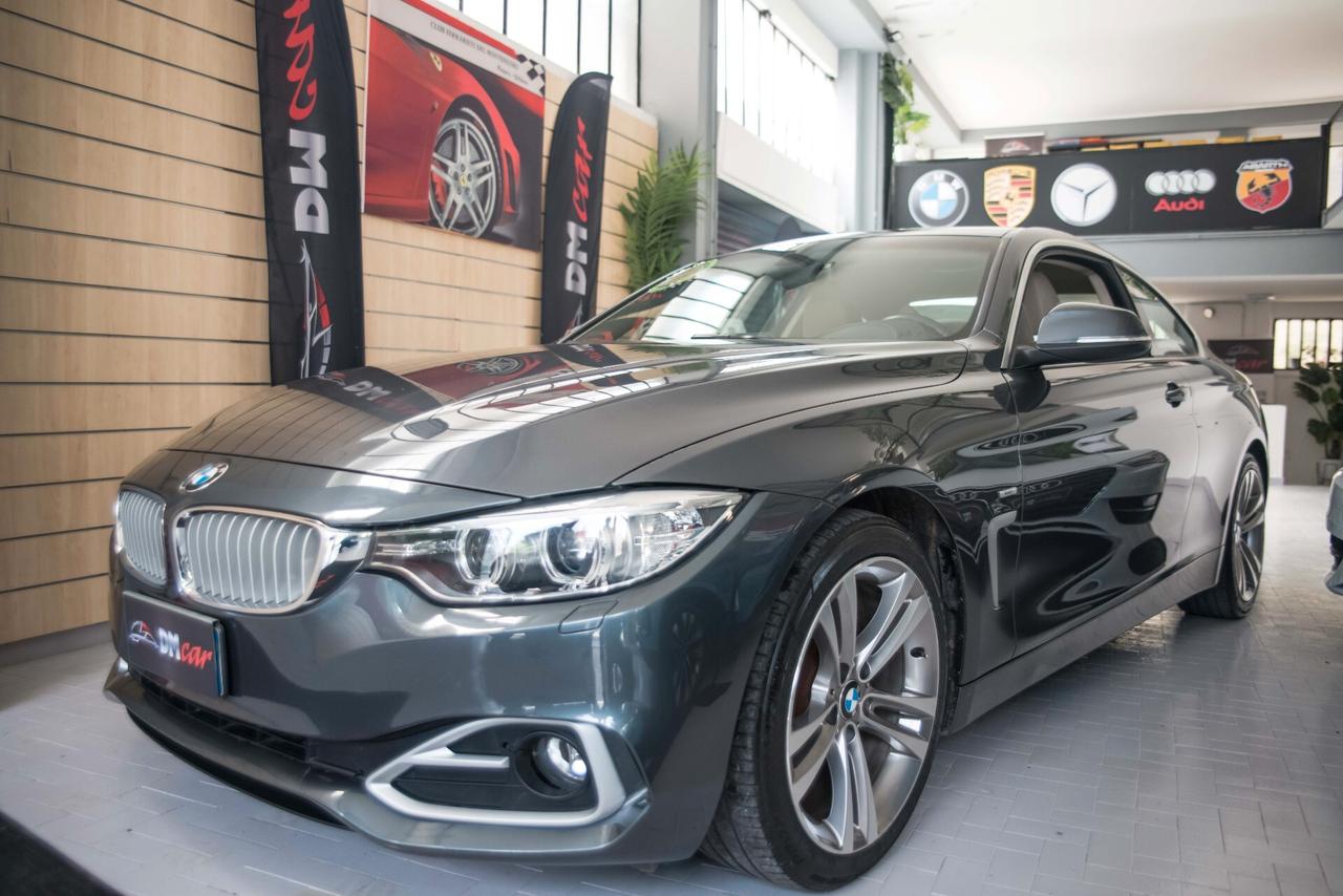 BMW 420 D 184 CV COUPE' MODERN AUTOMATICO CERCHI PELLE TESSUTO