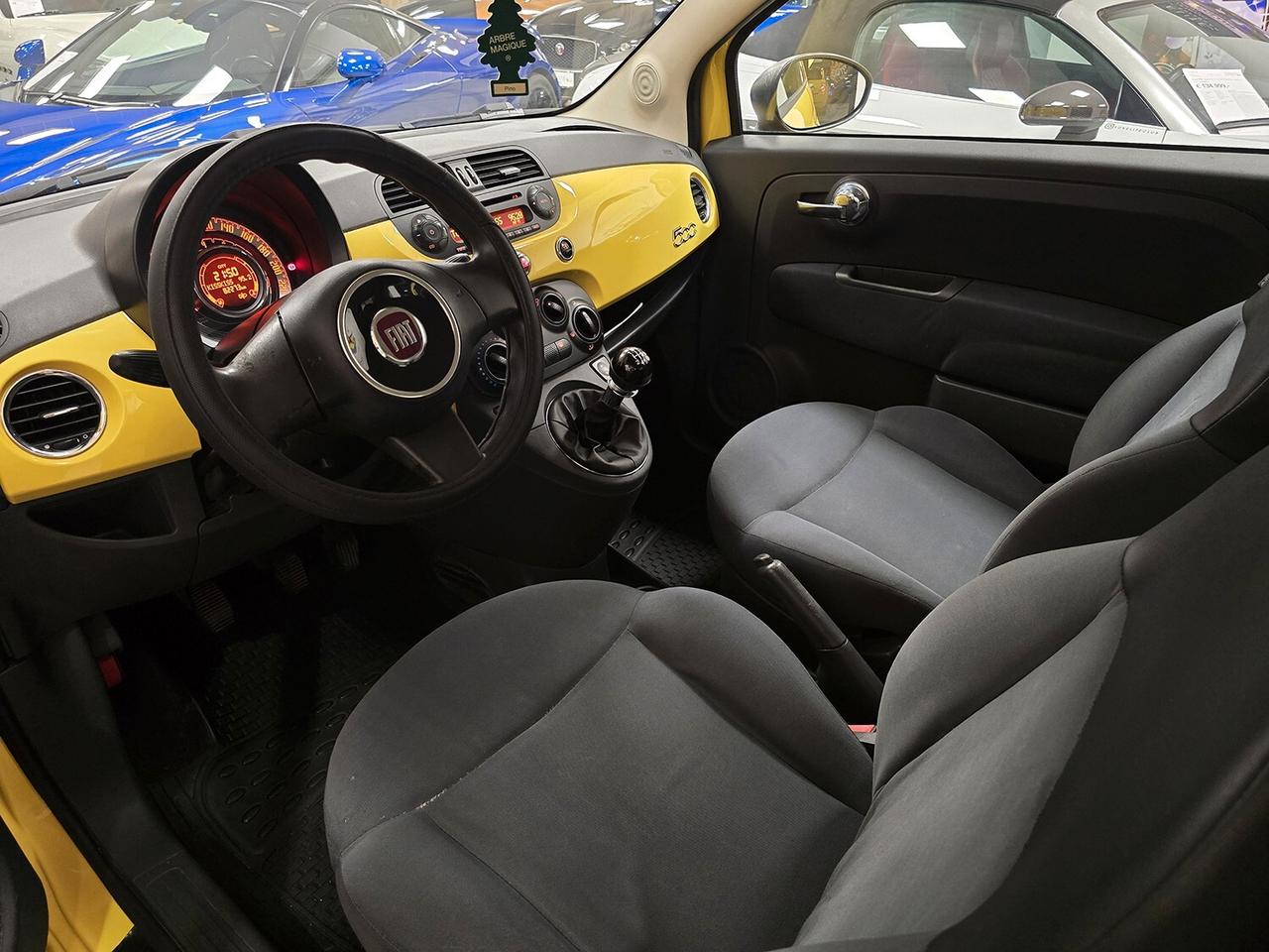 FIAT 500 1.2 POP 69CV GIALLO SOLE! SOLO 79000KM! GAR12MESI!