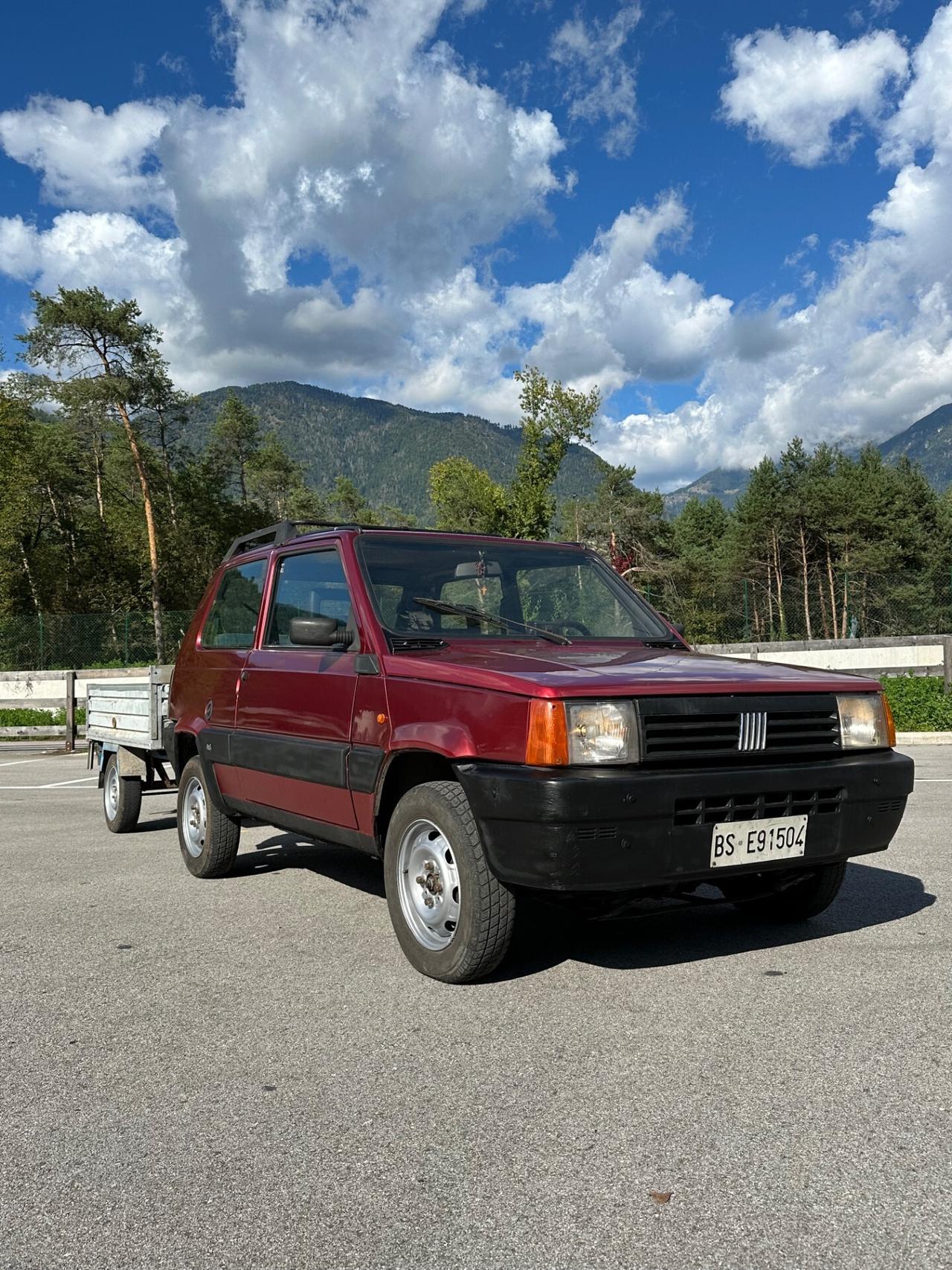 Fiat Panda 4x4 con carrello unico proprietario