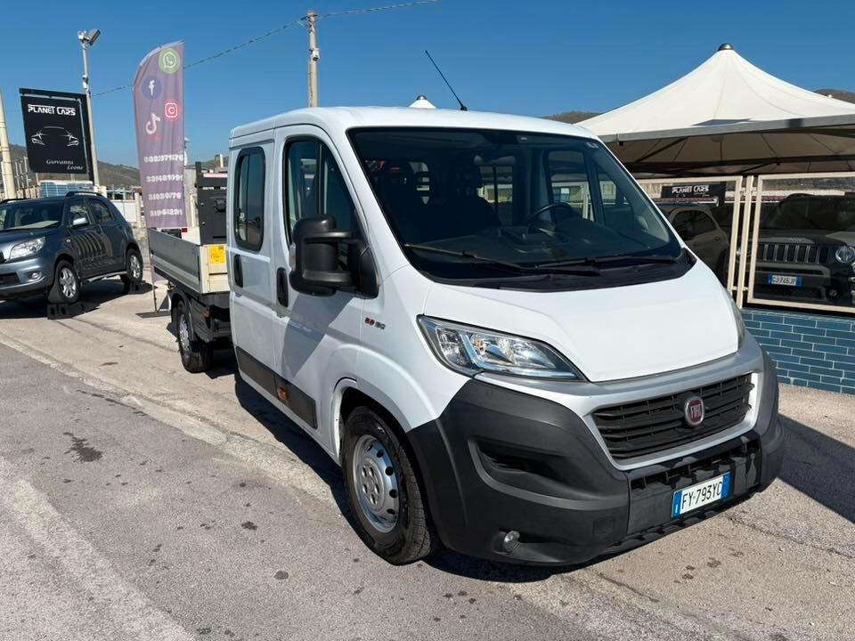 Fiat Ducato Maxi doppia cabina 7 posti gru fassi