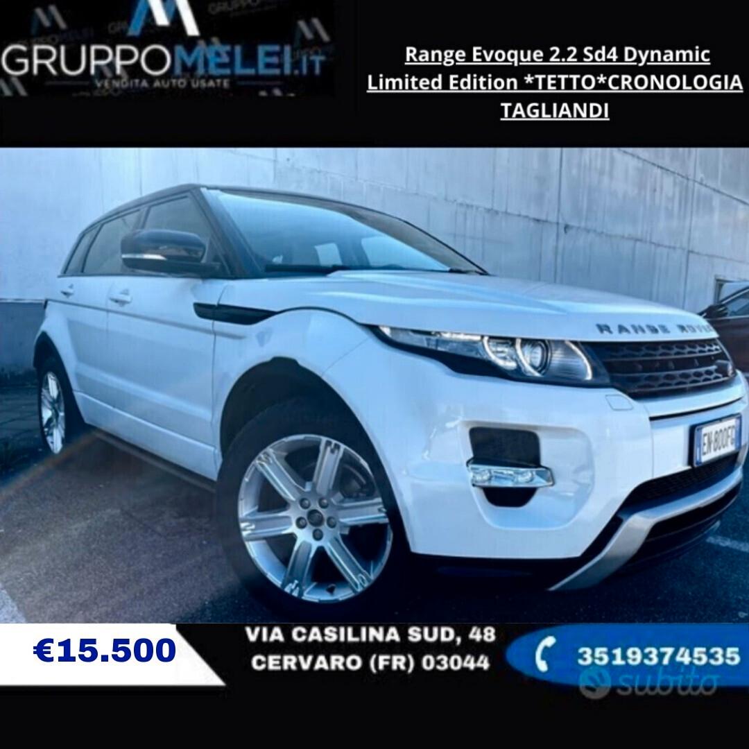 Land Rover EVOQUE 2.2 Sd4 Dynamic *TETTO