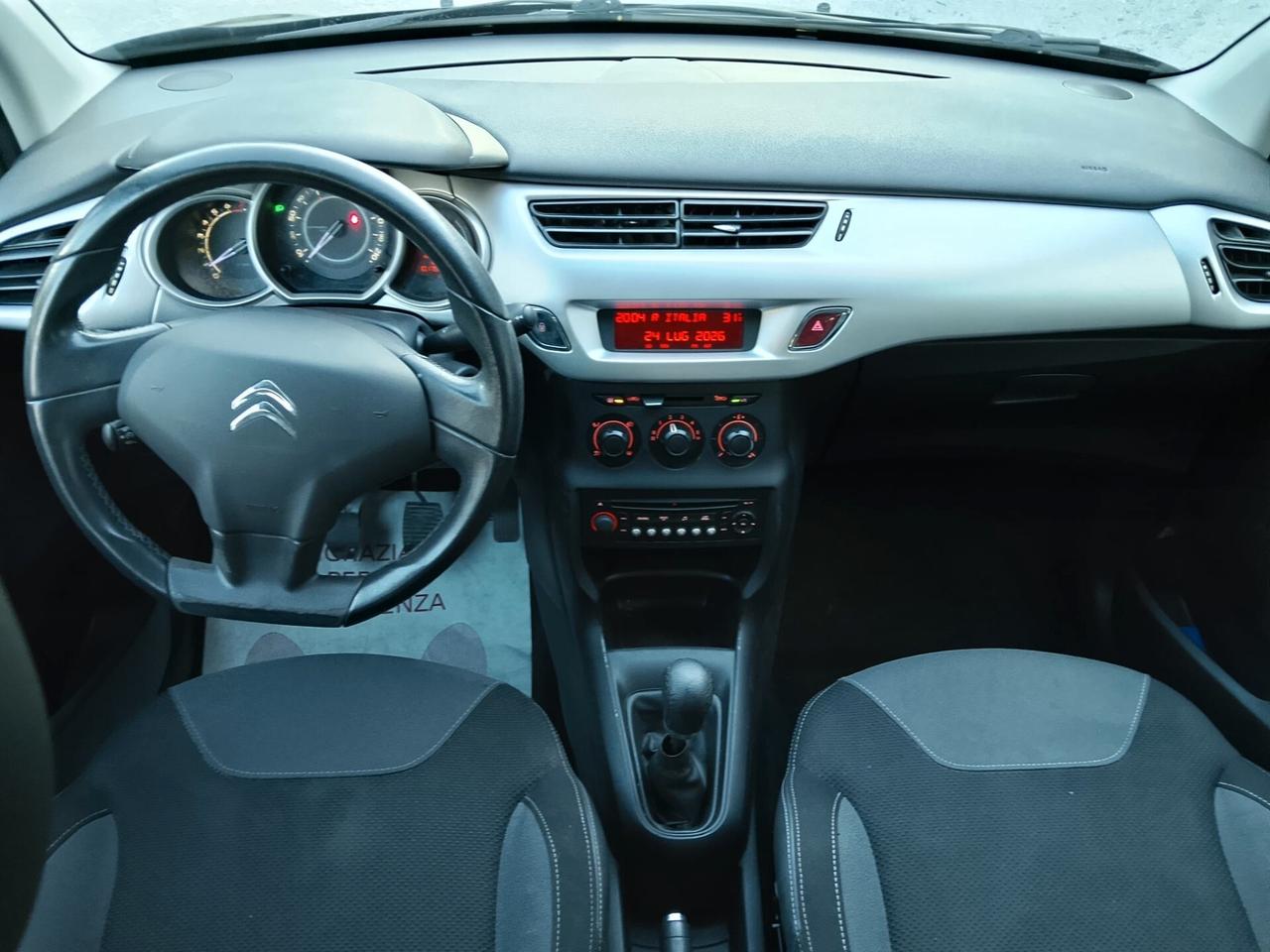 Citroen C3 1.1 benzina 11/2012 12 mesi di garanzia