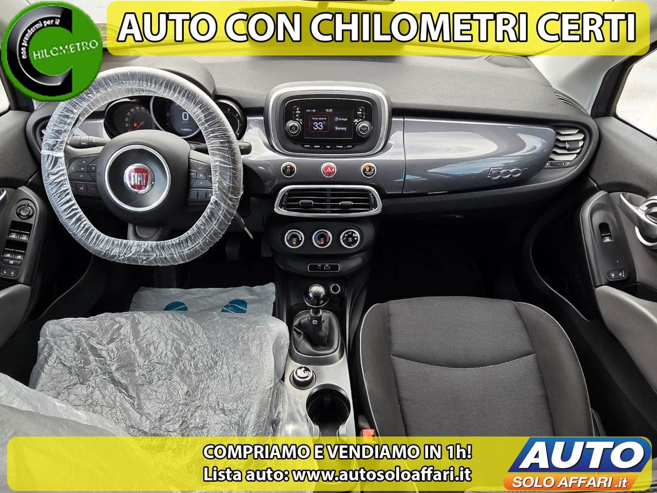 FIAT 500X 1.3 MJT 95CV EURO6B NEOPATENTATI/RATE/PERMUTE