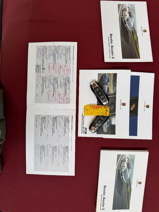 PORSCHE Boxster 2.7 BOOK COMPLETO PORSCHE - INTERNO ROSSO CARTIER