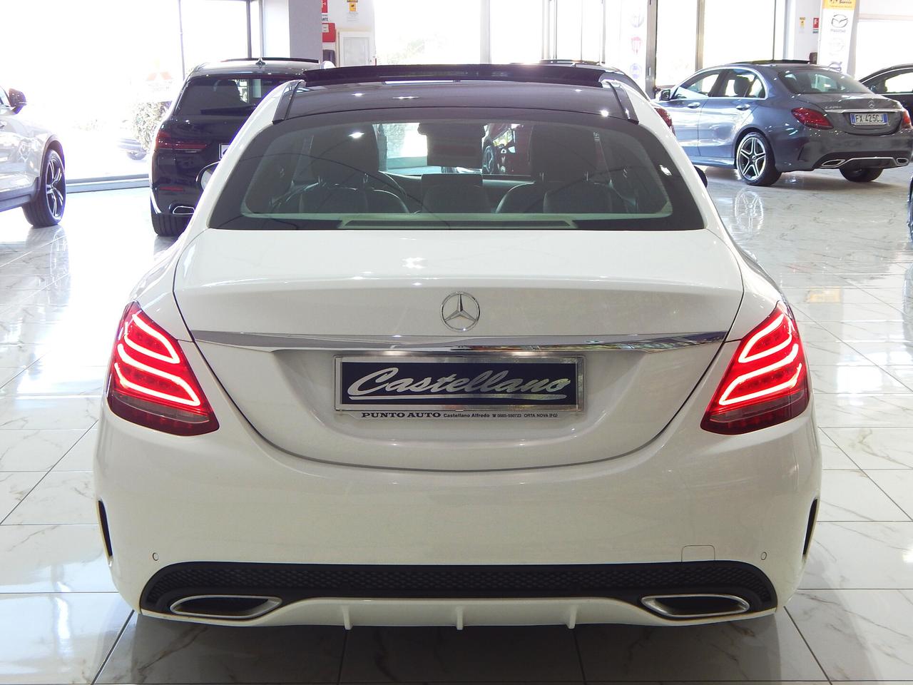 Mercedes-Benz C 220 d Premium AMG Aut. TETTO-NAVI-PELLE-PARK-XENON-LED