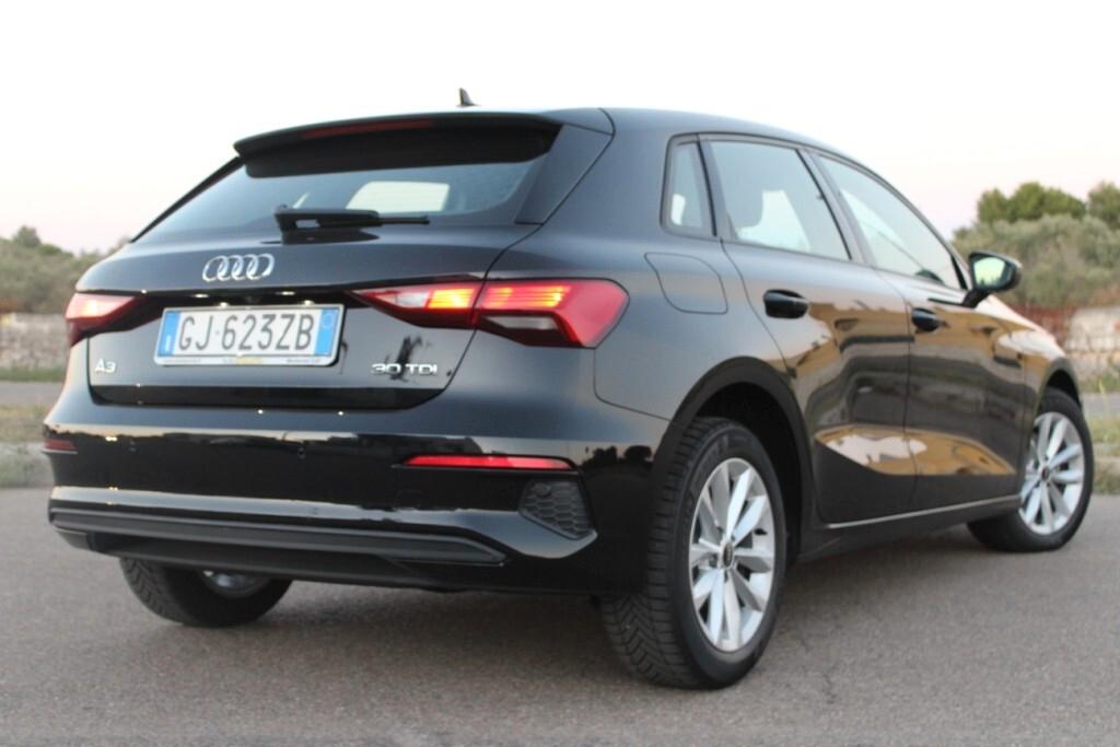 AUDI A3 Sportback 2.0 TDI 115 CV *LED *Carplay