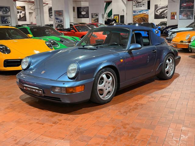 PORSCHE 964 Cabrio-Baltic Blu-Pelle Blu-Capote Blu