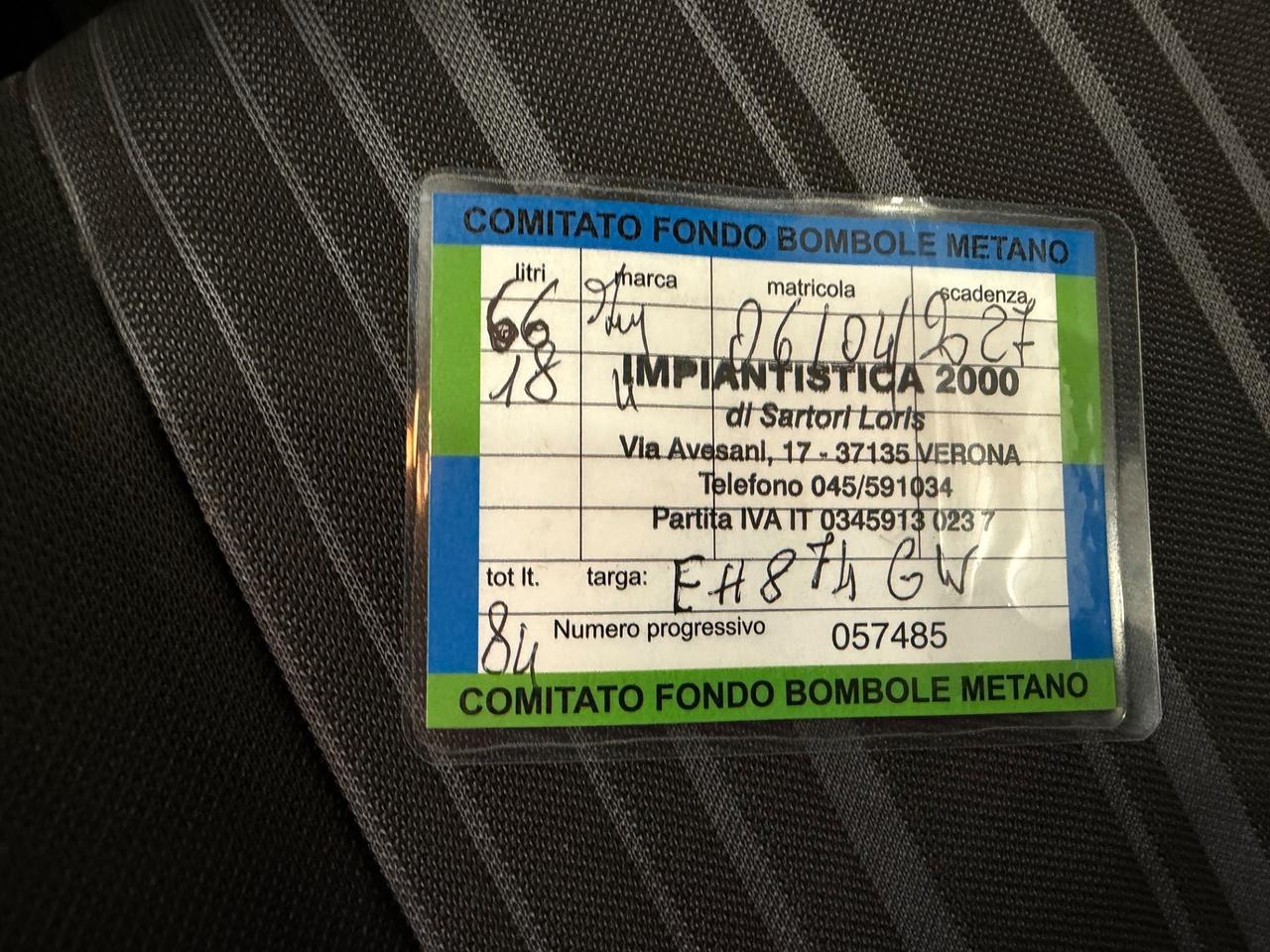 Fiat Punto Evo 1.4 5 porte 150° Natural Power NEOPAT UNICOPR