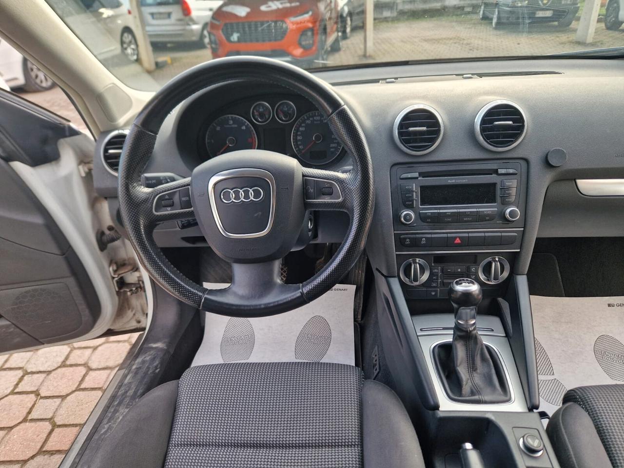 Audi A3 SPB 1.6 TDI 105 CV CR Ambition OK NEO PATENTATI