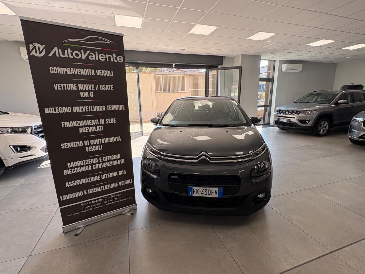 Citroen C3 neopatentati 1.2 benzina 82cv anno 2017