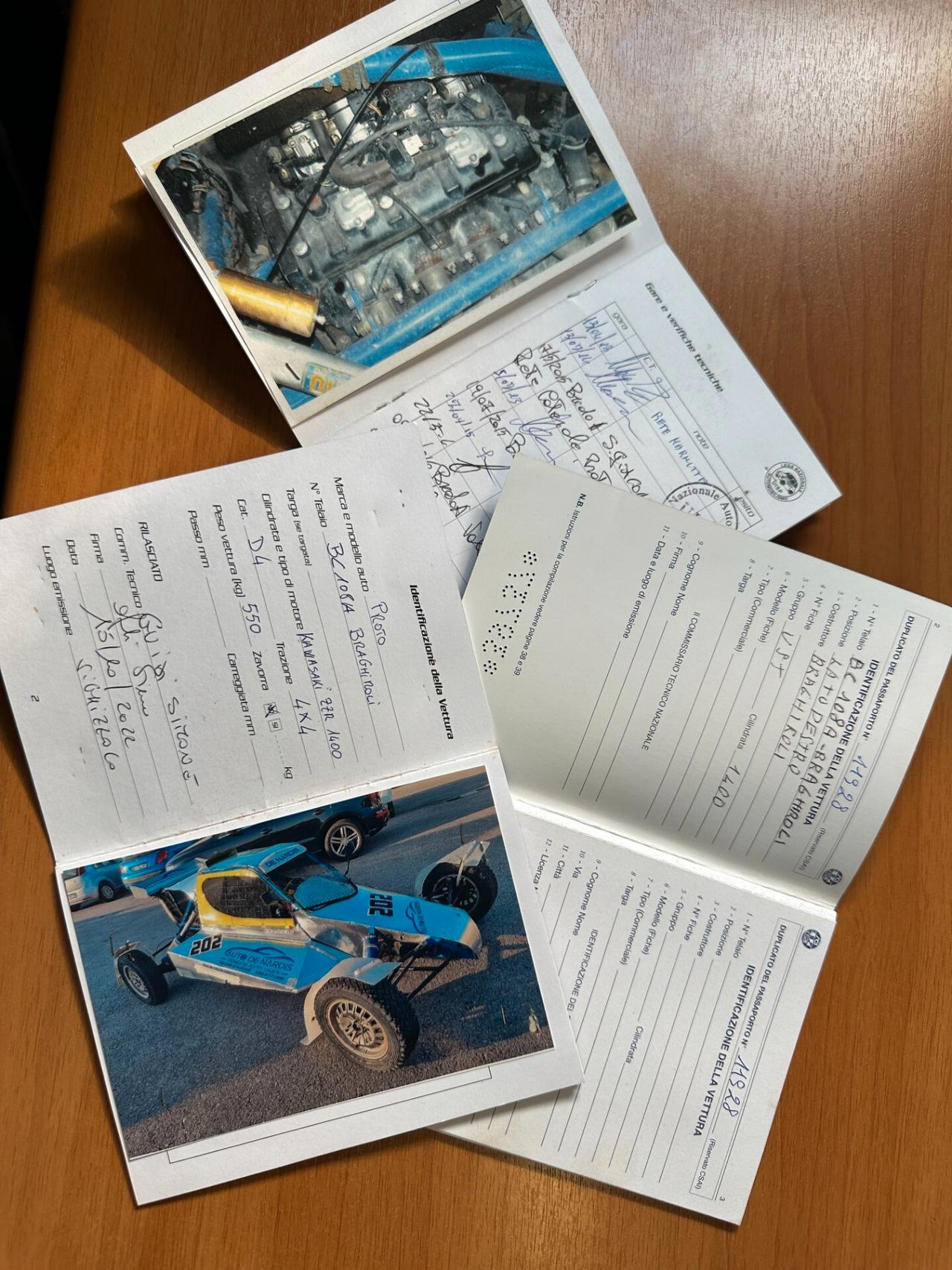 Prototipo Autocross 4x4 Kawasaki 1400 Formula Challenge e Slalom