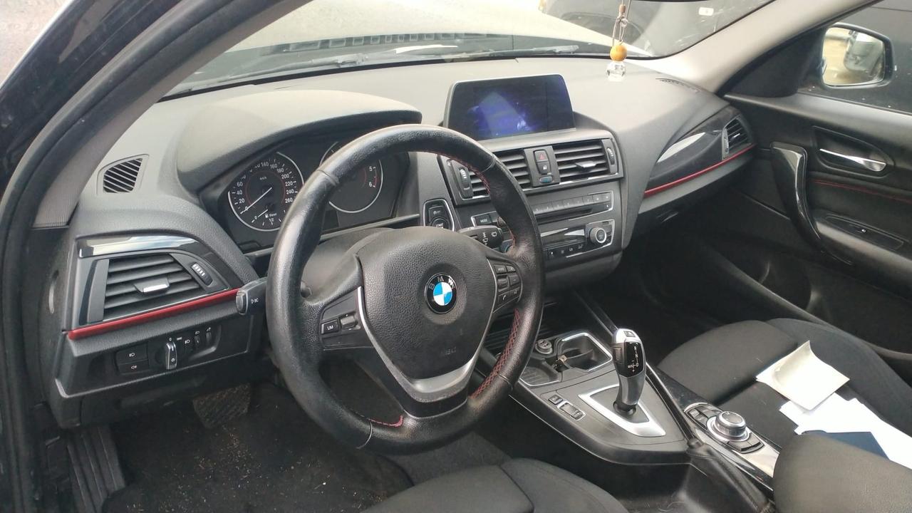 Bmw 120d 5p. Sport 184 cv sinistrata funzionante