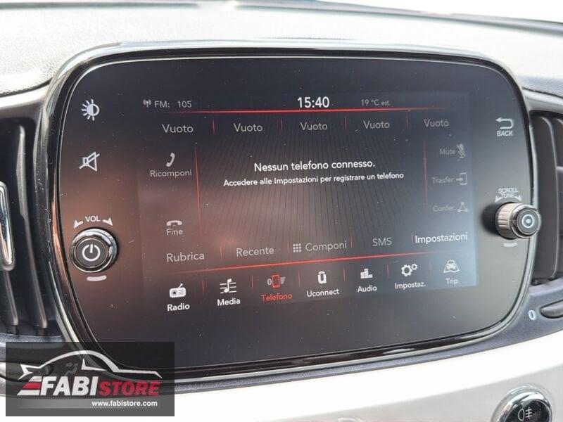 FIAT 500 Hybrid 1.0 Hybrid 70 Cv Lounge - CarPlay, Cruise, Sensori ecc