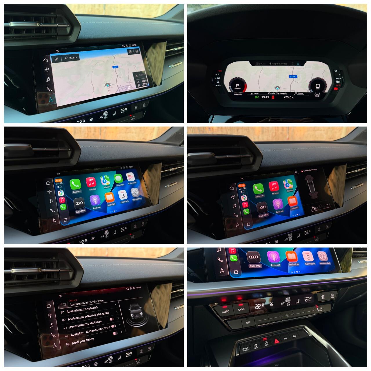 Audi A3 SPB S-LINE EDITION/1.5 150 CV/TETTO/AMBIENT LIGHTS