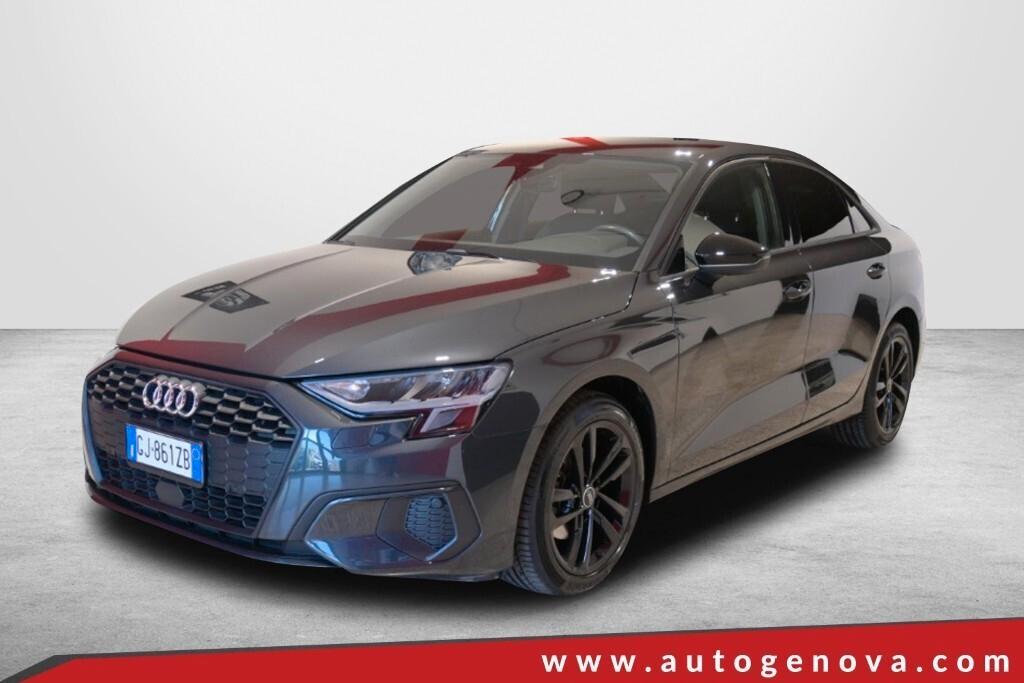 AUDI A3 SEDAN 35 TDI 150CV S-TRONIC BUSINESS (FARI LED - VIRTUAL COCKPIT - ADAPTIVE CRUISE - CLIMA BIZONA - NAVI - MIRROR - SENSORI POST. )