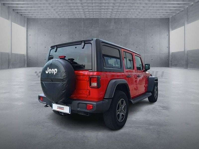 Jeep Wrangler IV 2018 Unlimited Unlimited 2.2 mjt II Sport auto