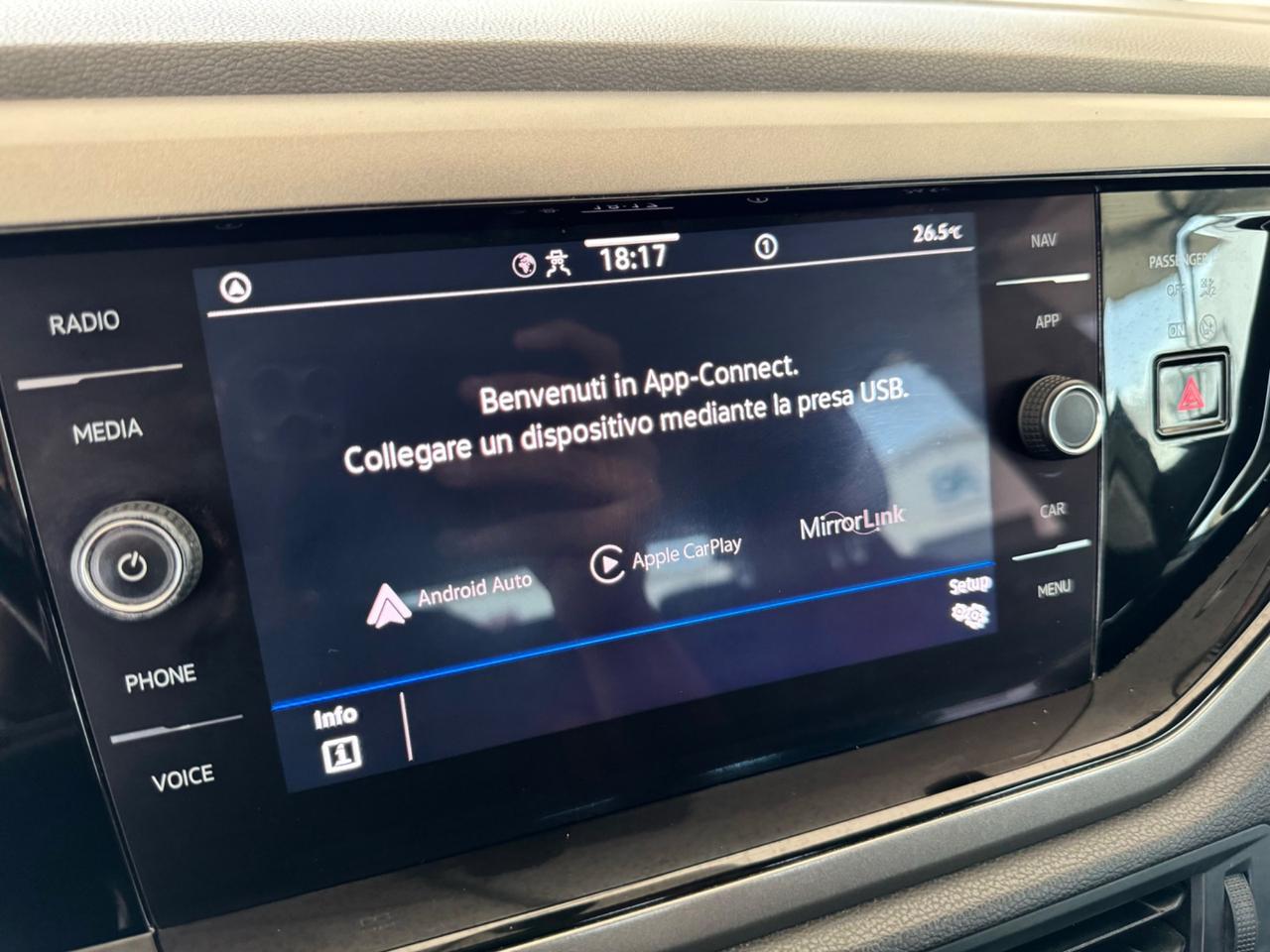 VOLKSWAGEN POLO Comfortline TGI Metano-Carplay
