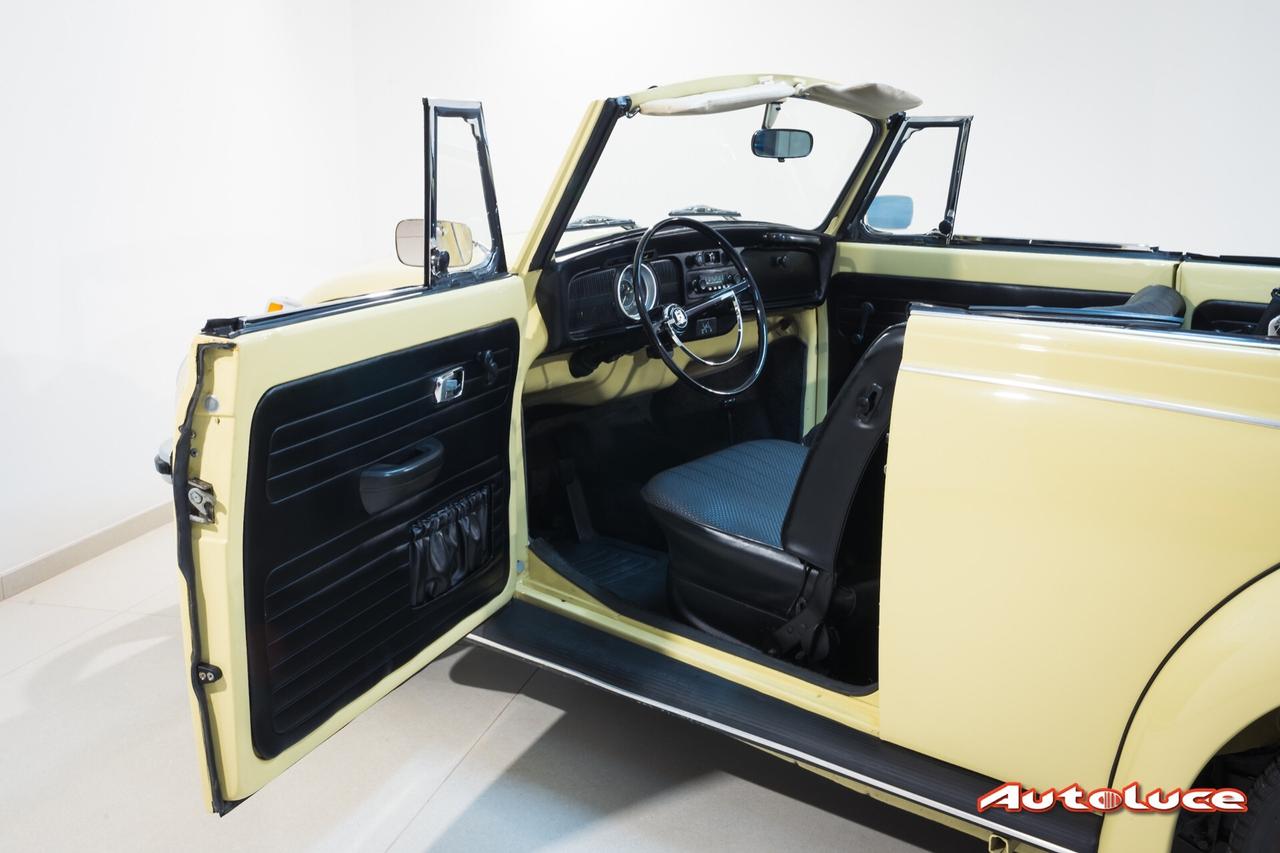 Volkswagen Maggiolino Cabriolet - Vetro piatto - Restaurata completamente - ASI Oro - Targa originale