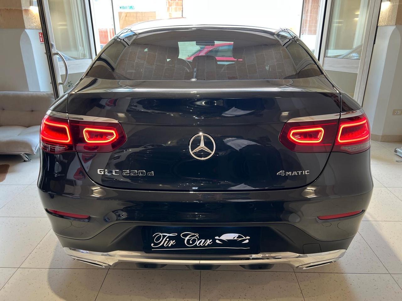 MERCEDES GLC 220D COUPE' 4MATIC SPORT 2.0 194CV PELLE NAVI CAM ANNO 2021