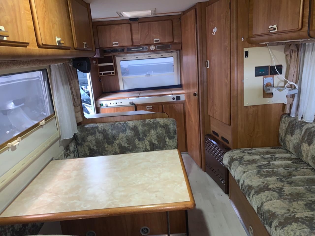 Fiat ducato Hymer 544 2.5cc turbo idrog. porta moto