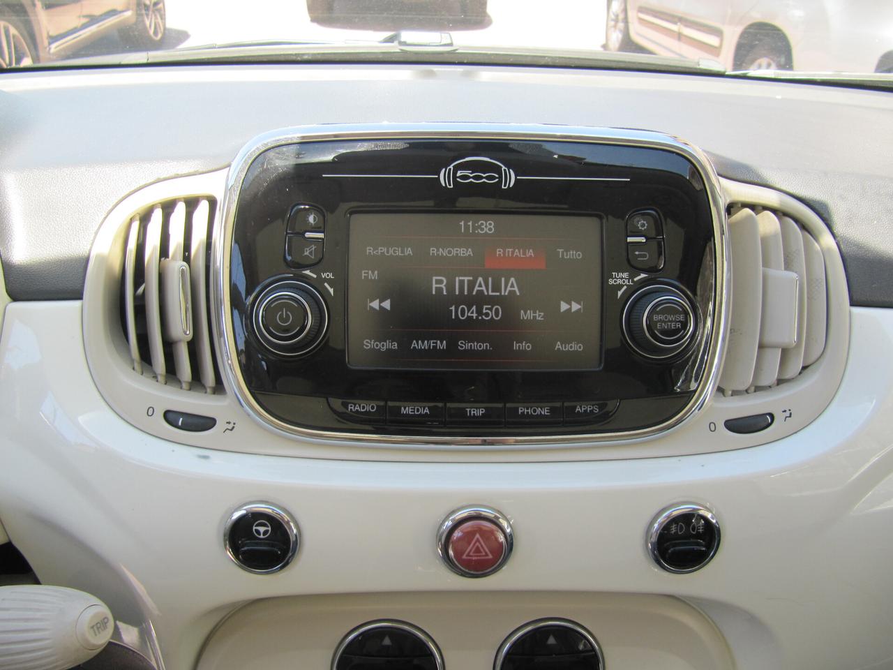 Fiat 500 1.2 Lounge - BENZINA + TETTO PANORAMICO