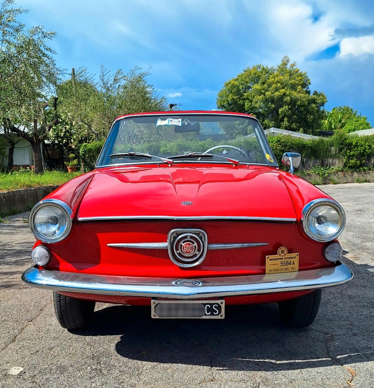 Fiat 600 D SPIDER VIGNALE - RESTAURO TOTALE - ASI