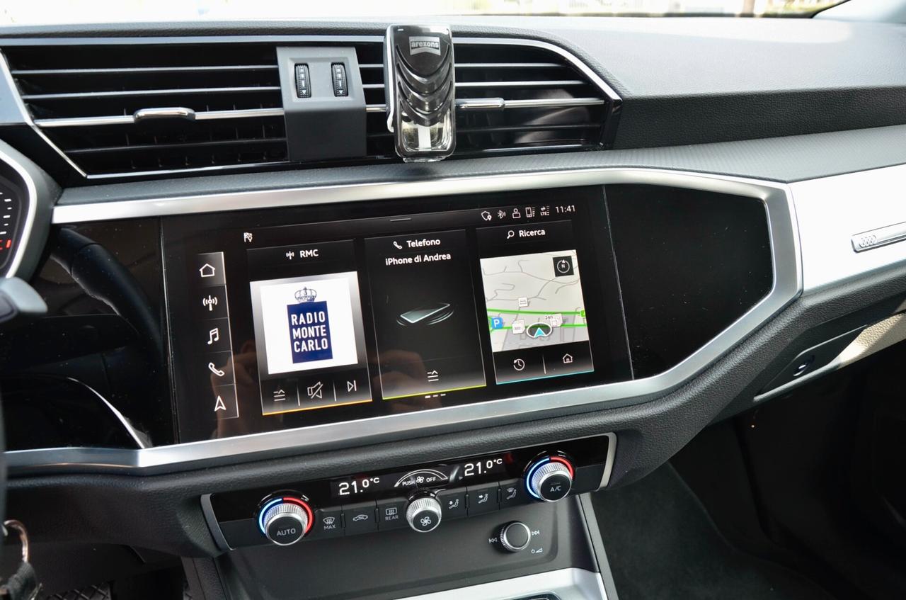 AUDI Q3 35 2.0 TDI BUSINESS 150cv S-TRONIC, GAR, AUDI 8/26, UNICOPR, SERVICE AUDI, UFF ITALIANA, EURO 6E, FULL LED, PERMUTE