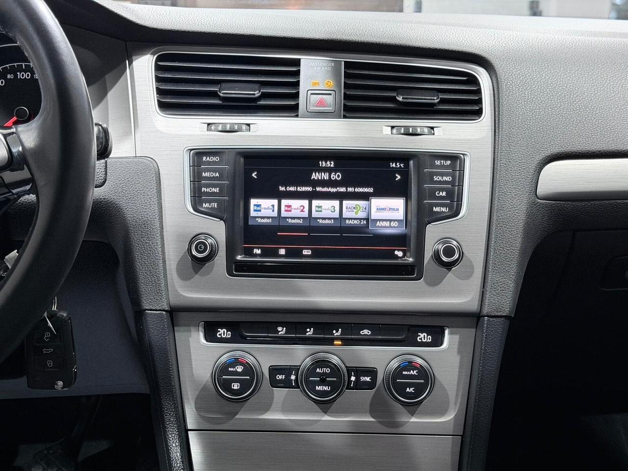 VOLKSWAGEN GOLF 1.6TDI 110CV 5P 2017 105.000km