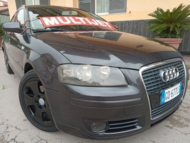 AUDI A3 SPORT BLACK. 2.0 TDI 140 CV 5 PORTE FULL OPTIONAL ANNO 2006