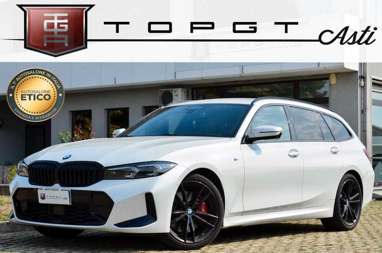 BMW 320d TOURING MILD HYBRID 48V XDRIVE MSPORT 190cv AUTO, IVA ESPOSTA, GARANZIA BMW 7/2027, PACK SERVICE 7/28, FULL LED, RETRO 360°, PERMUTE