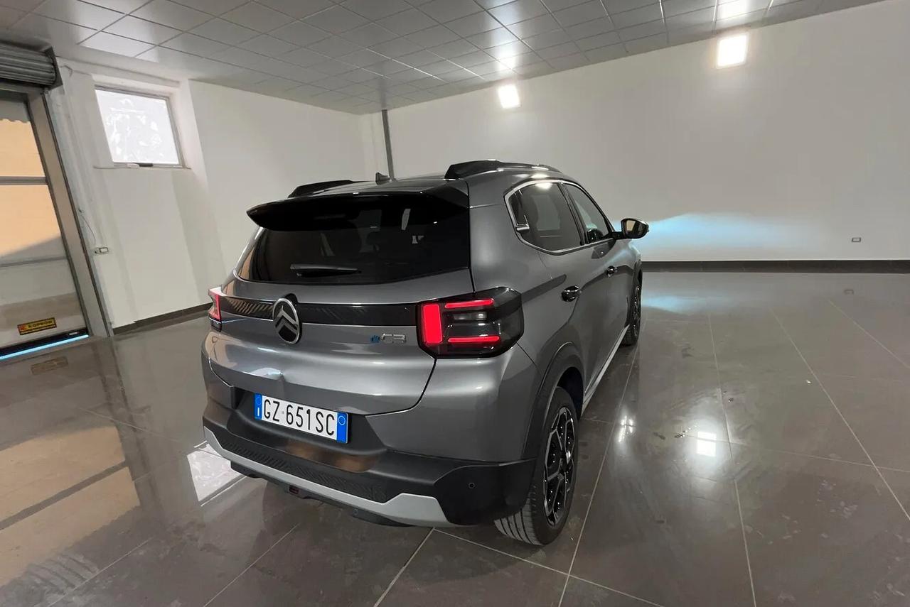 Citroen C3 e-C3 motore elettrico 113 CV Max