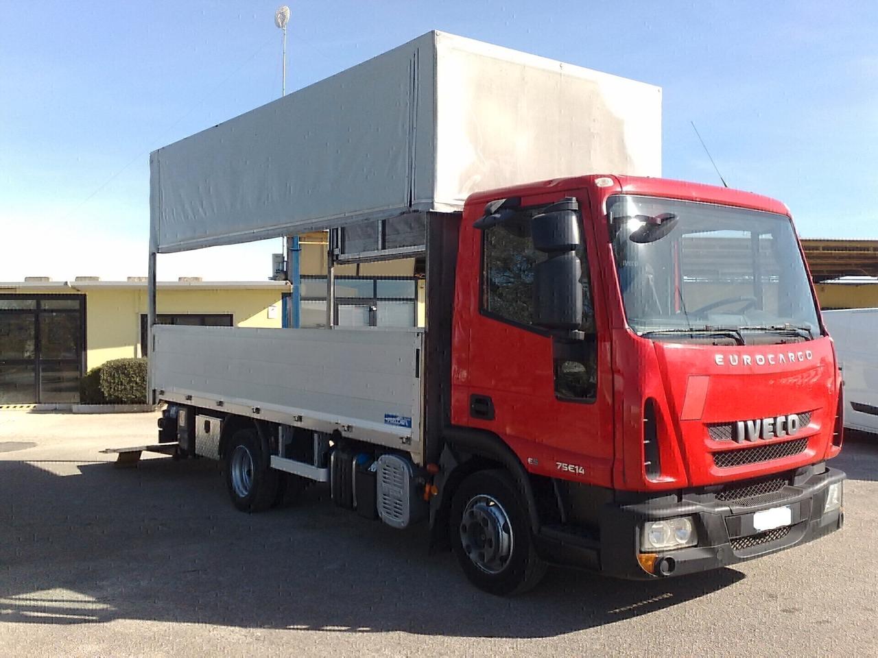 Iveco 75E14 CENTINA ALZA-ABBASSA + SPONDA - 2012