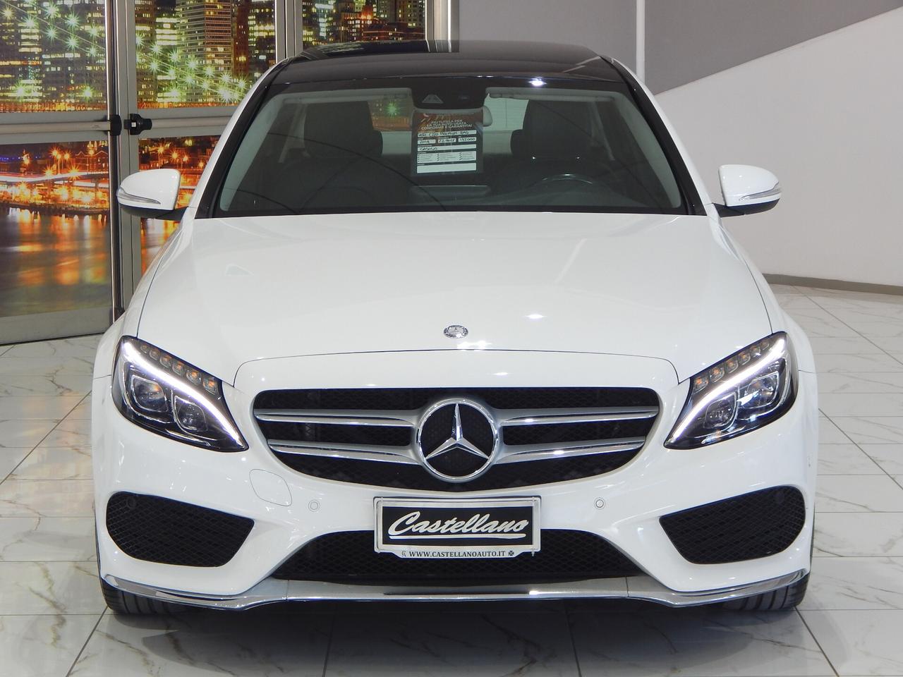 Mercedes-Benz C 220 d Premium AMG Aut. TETTO-NAVI-PELLE-PARK-XENON-LED