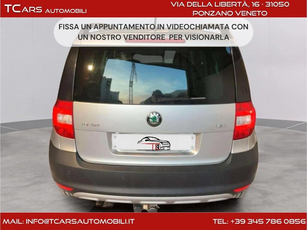 SKODA YETI 4X4-AUTOMATICA-GANCIO TRAINO-TETTO