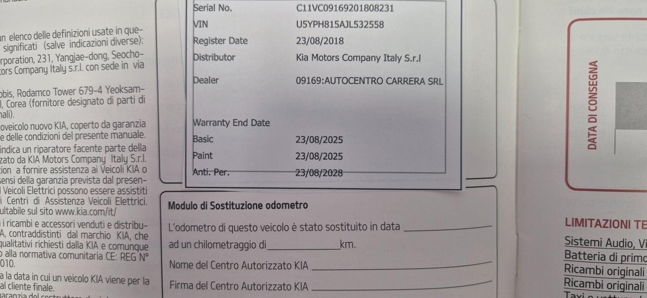 Kia Sportage 1.7 CRDI 2WD GT Line ITALIANA