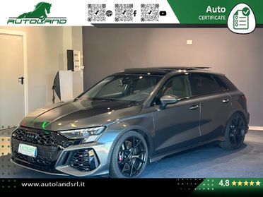 Audi RS3 Sportback 2.5 tfsi quattro s-tronic TETTO - MATRIX- B&O - MASSAGGIO - ACC