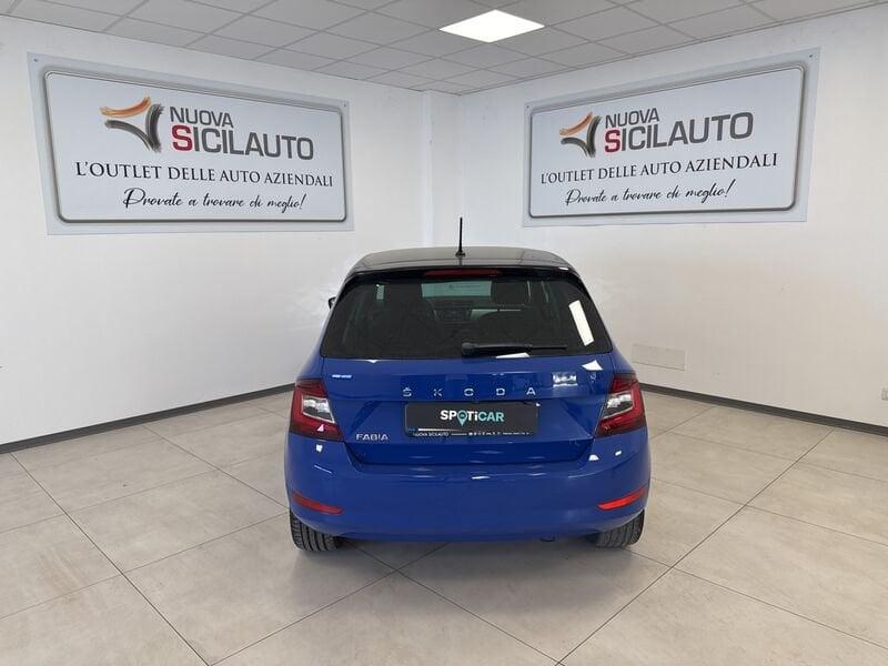 Skoda Fabia III 2015 Berlina 1.0 mpi Twin Color Nero 60cv my19