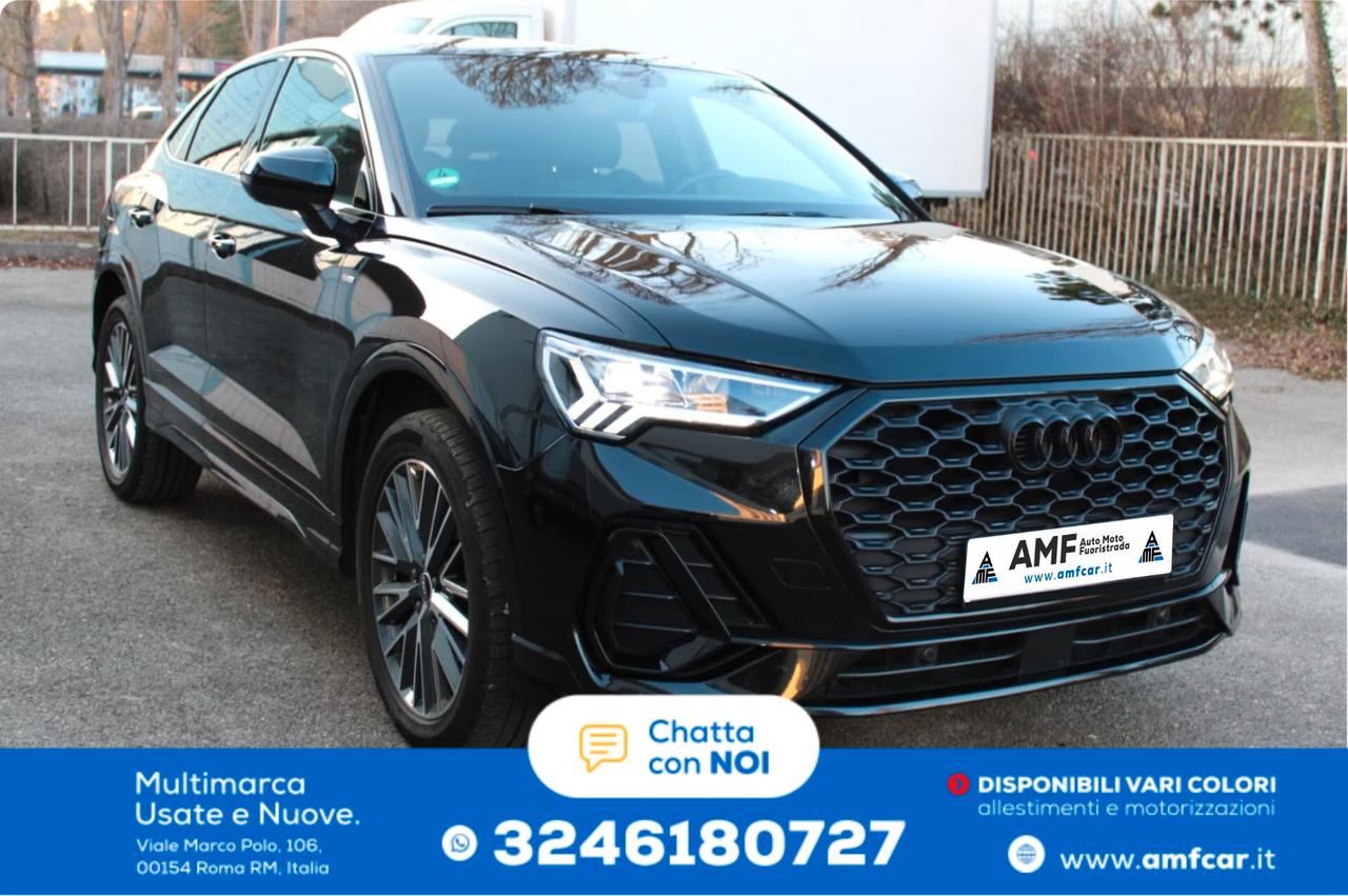 Audi Q3 Sportback 2.0 TDI 3x S Line LED/Virt/Keyles