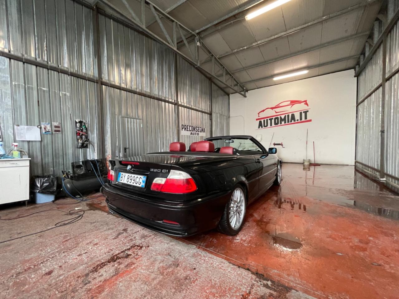 Bmw 330 CI cat Cabrio pelle rossa assetto