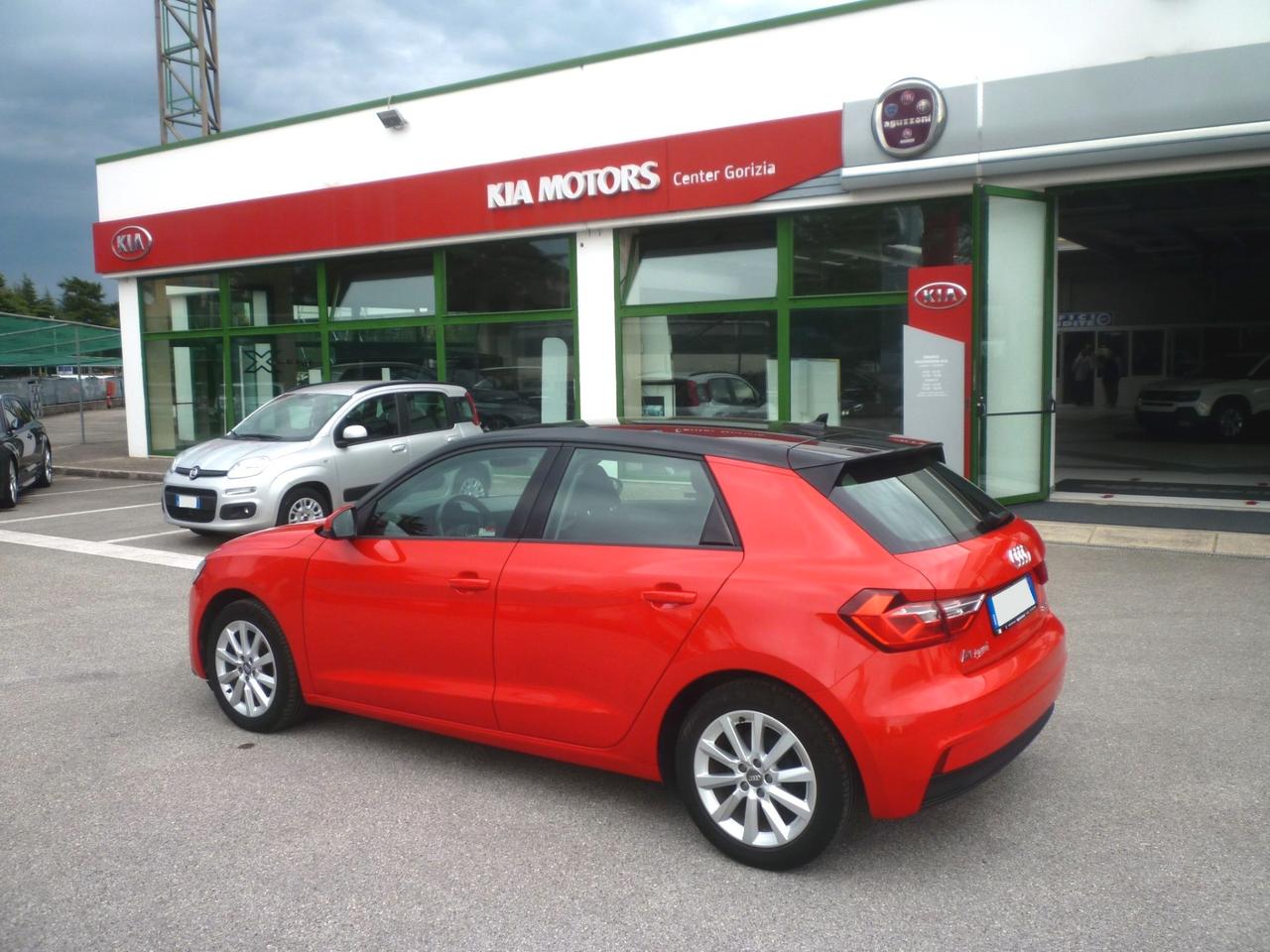 AUDI A1 Sportback 25 1.0 TFSI 95 CV ROSSO 2020